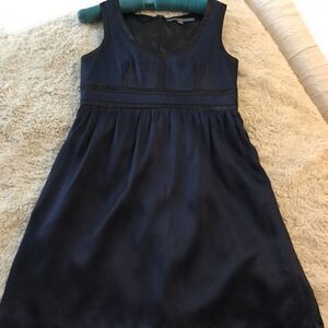 Proenza Schouler Sz5 SILK dress Navy sleeveless
